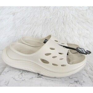 Reebok DMX Recovery Slides Chalk White Beige Men's Size 10 New!
